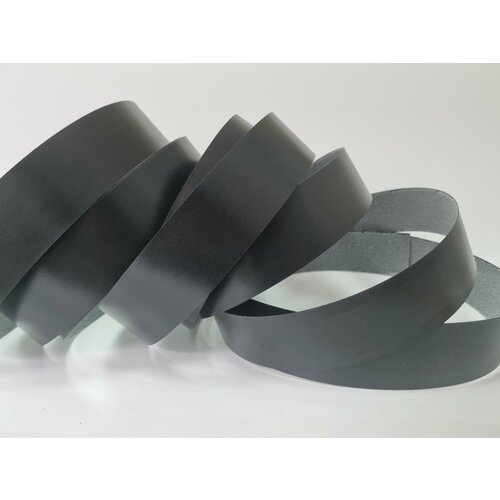 Кромка с клеем меламиновая 40мм, клеевая для мебели, для столешницы, намотка 5метров, цвет Чёрный 2404