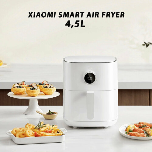 Аэрофритюрница 45 литра Xiaomi Mi Smart Air Fryer MAF14 BHR8234EUАэрогриль EU-Русская версия Цвет Белый 9990₽