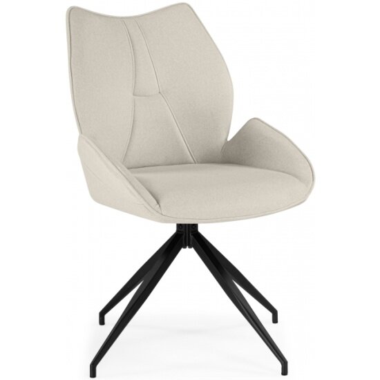 Стул Woodville на металлокаркасе Miranda 360 крутящийся beige / black