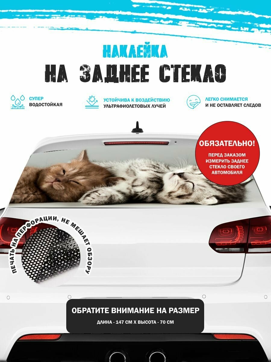Наклейка на авто 150х70 см