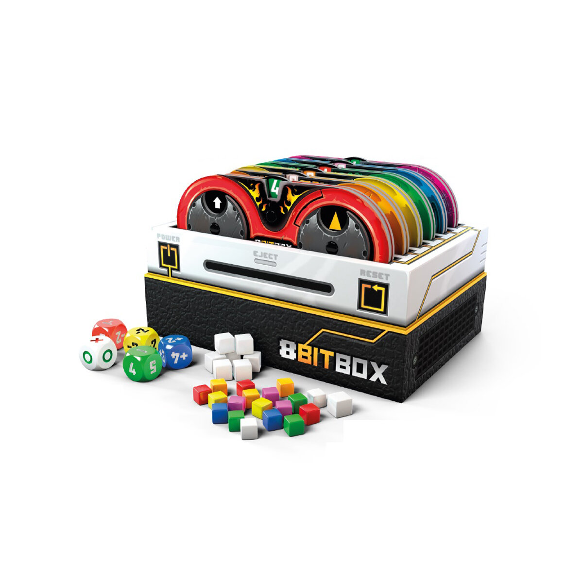 Настольная игра Фабрика Игр по мотивам ретро компьютерных игр 8 Bit Box