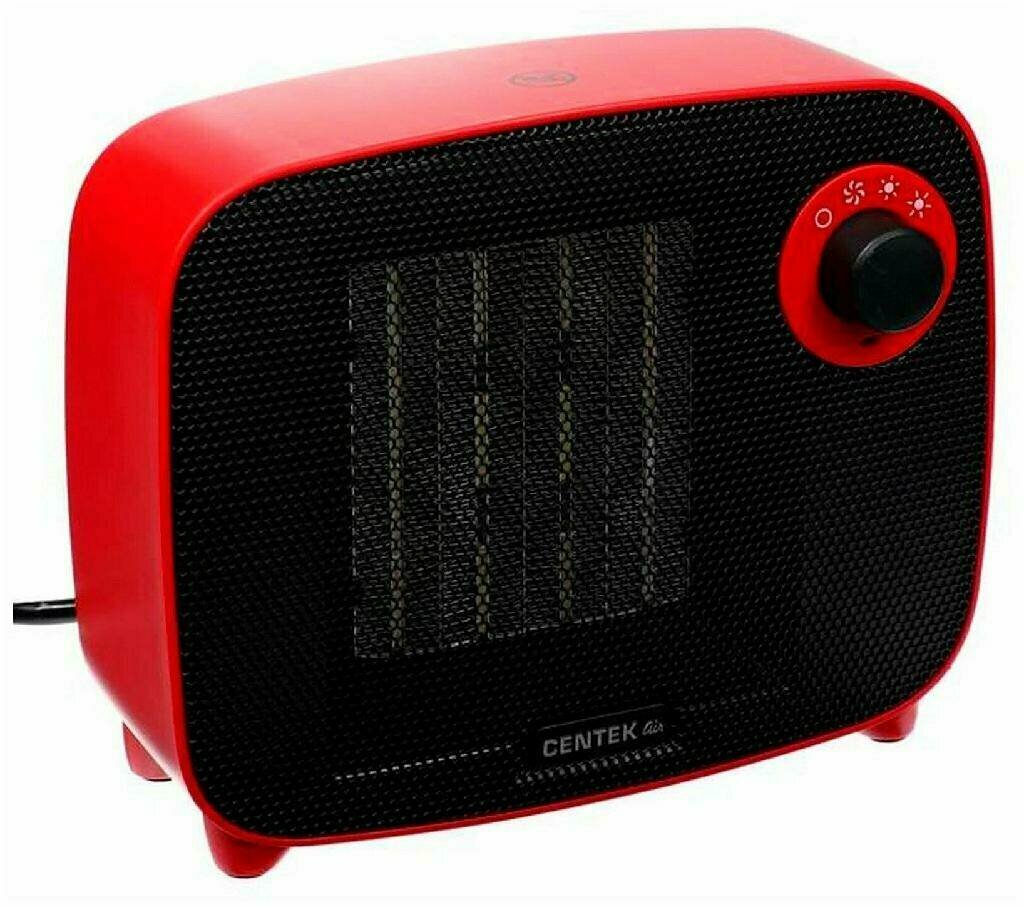 Тепловентилятор Centek CT-6022 керамический настольный 1500 Вт 15 м2 красный