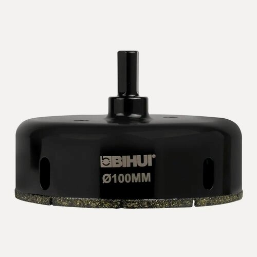 Изображение товара Коронка BIHUI, алмазная, гальваническая, по керамограниту, 100мм, 30мм