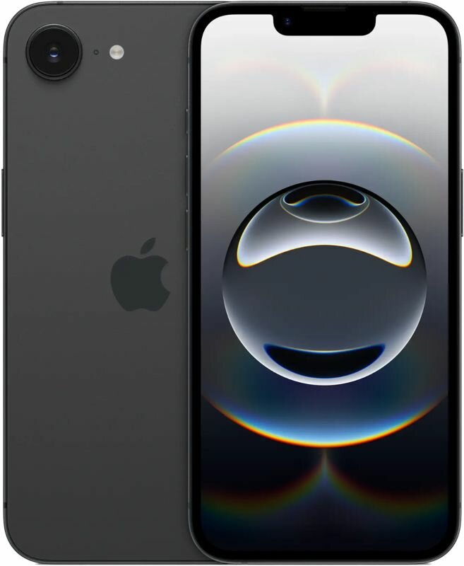 Смартфон Apple iPhone 16E 128ГБ Black/Черный