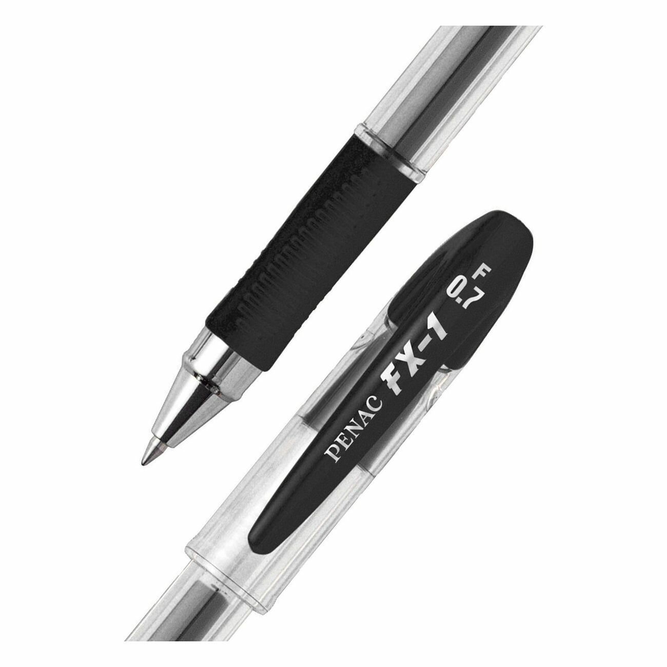 Ручка гелевая Penac "FX-1" Gel 0,7 мм черная - фото №1