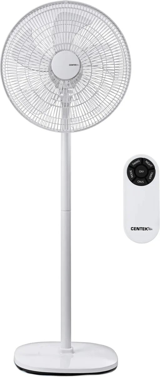 Вентилятор Centek CT-5024, напольный, 65Вт, площадь помещения 40м², пульт ДУ