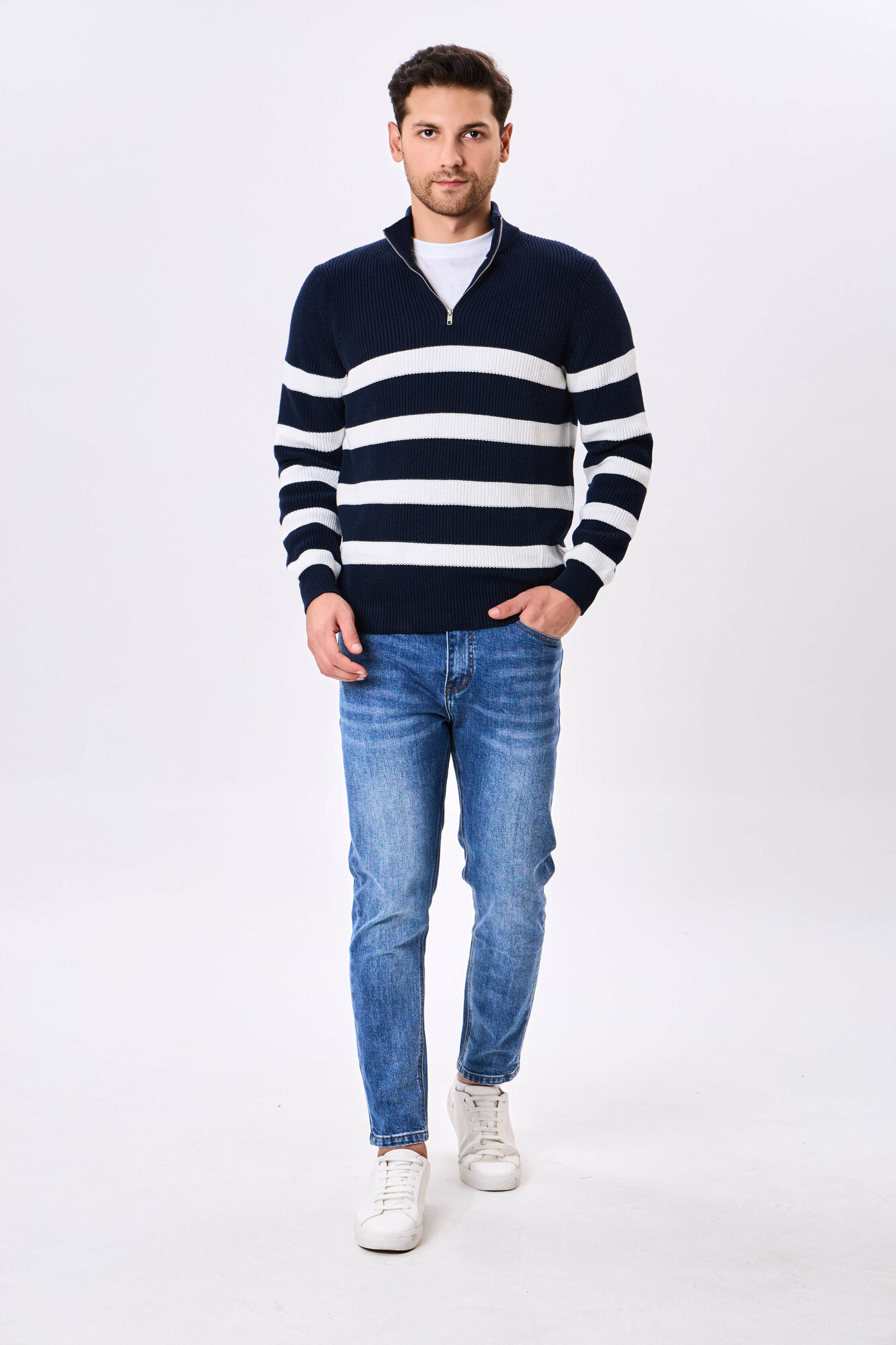 Джинсы скинни TERRA PRO, размер 32, blue