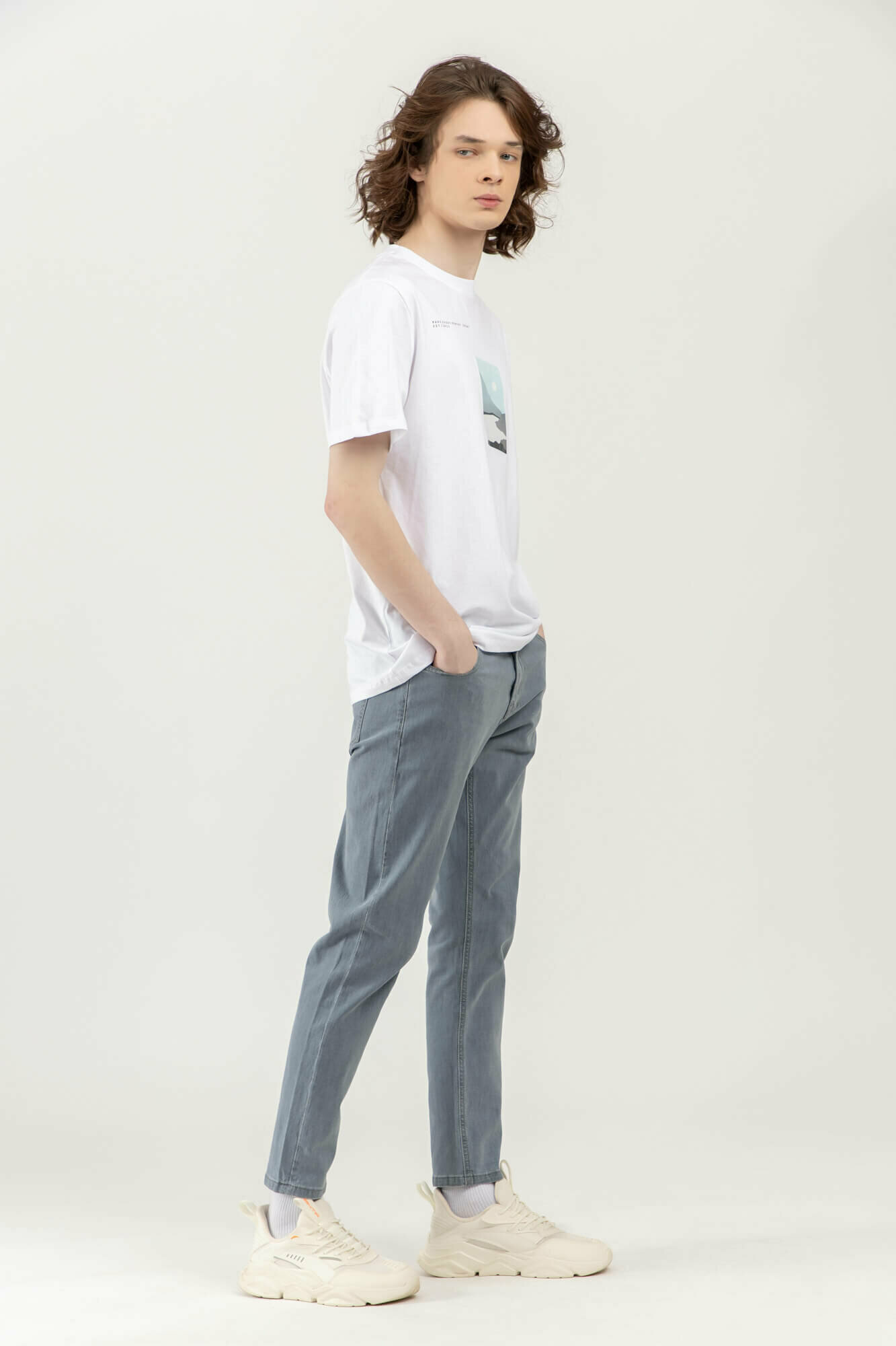 Футболка спортивная TERRA PRO, размер L, white — фото 1