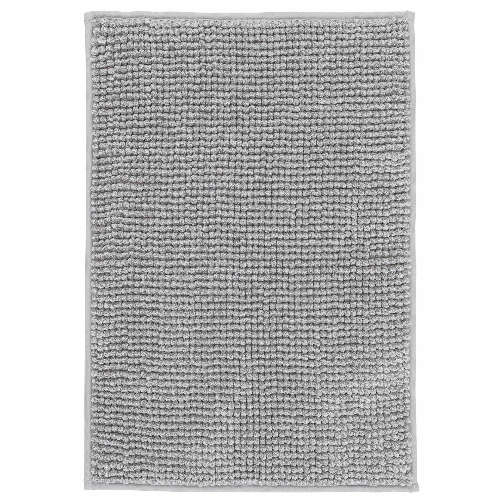 TOFTBO Коврик для ванной икеа серо-белый меланж 40x60 см (70422271)