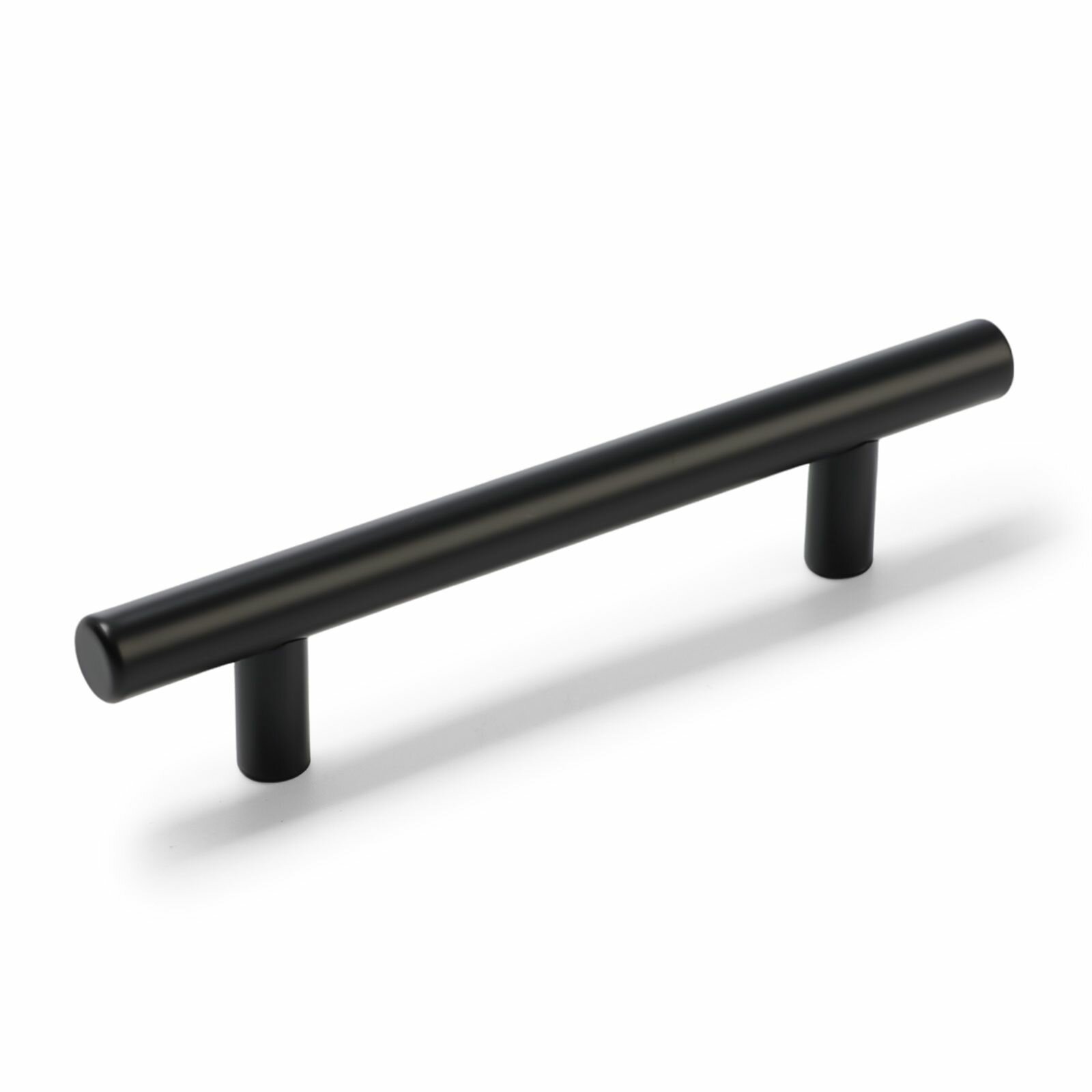 Мебельная ручка рейлинг тундра облегчённая d 12 мм м/о 96/150 мм цвет черный