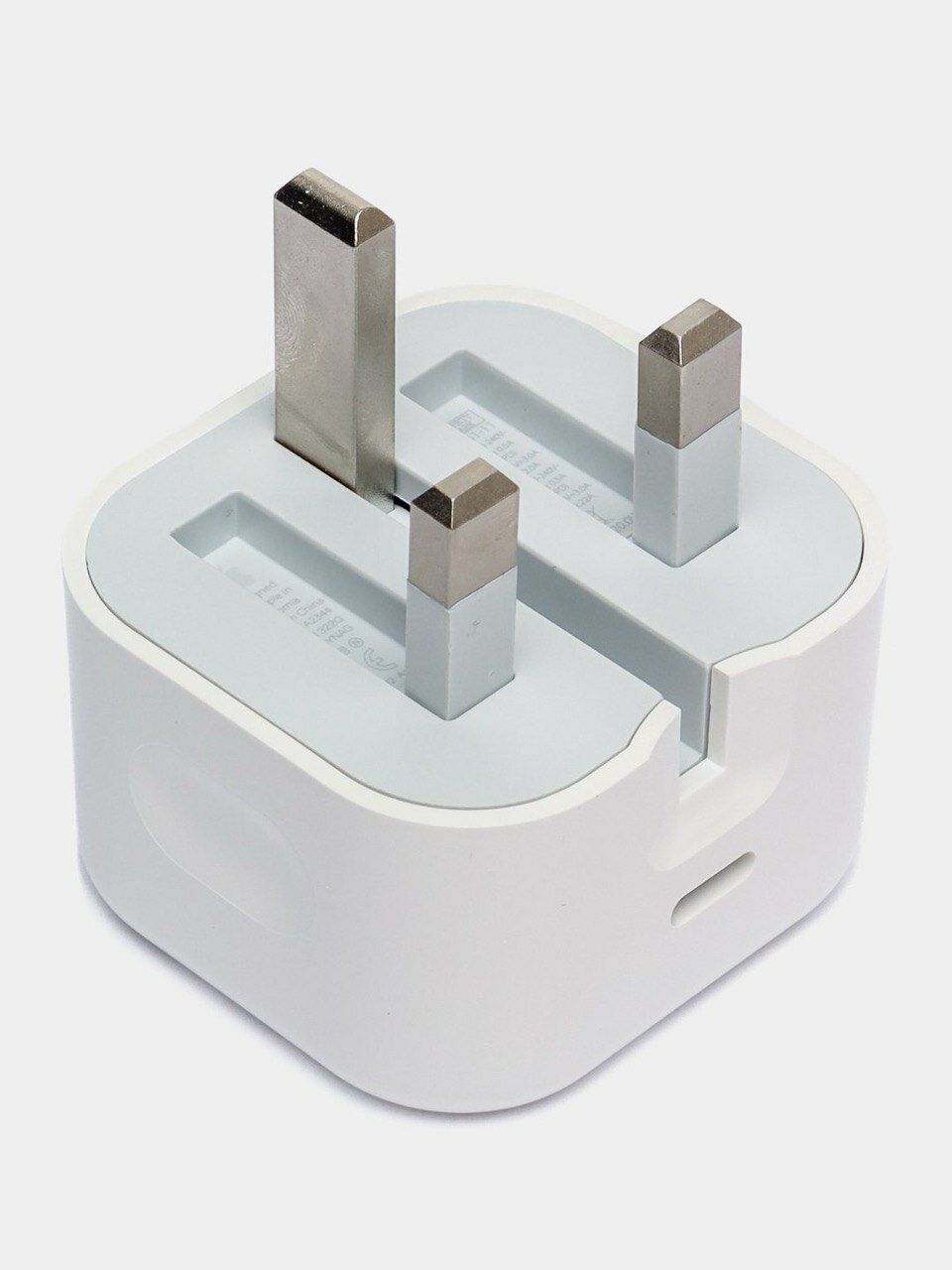 Apple 20W адаптер, 2-контактное зарядное устройство, iPhone и iPad — фото 1
