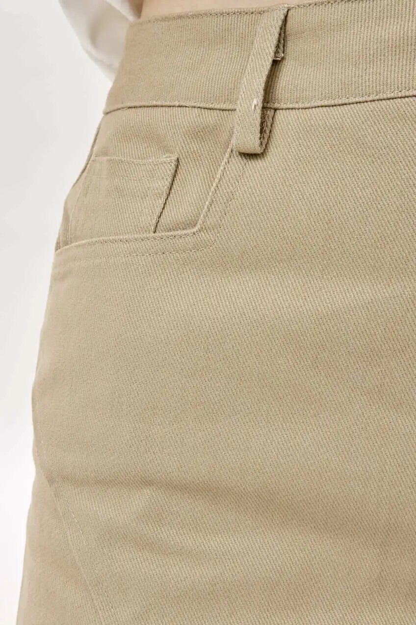 Юбка Selfie, размер L, хаки — фото 1