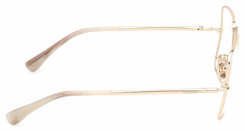 Изображение Женская оправа для очков Max Mara MM 5120 025, цвет: белый, бабочка, металл