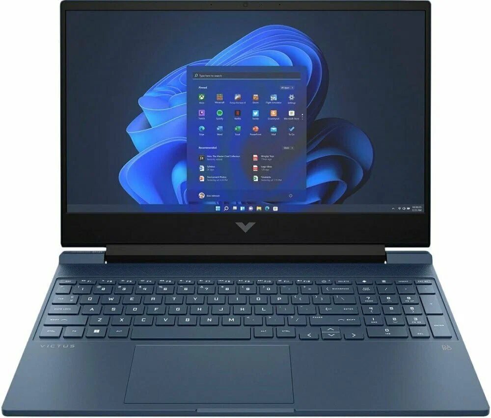 Ноутбук HP VICTUS i5 12450H/ 8GB RAM/ 512GB NVME/ RTX3050 4GB BLUE 15.6 FHD IPS 144HZ