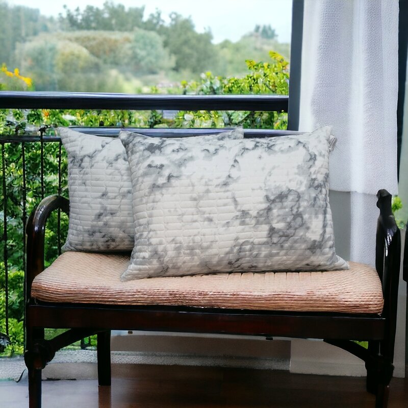 Подушки Weißer Marmor 2 шт Linens, 50x70 см