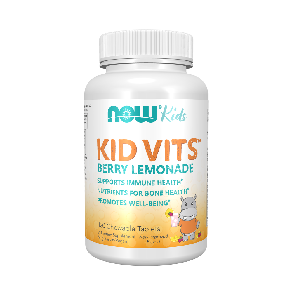 Витамины NOW "Kid Vits", для иммунитета и энергии, от 1,5 лет, 120 шт, США