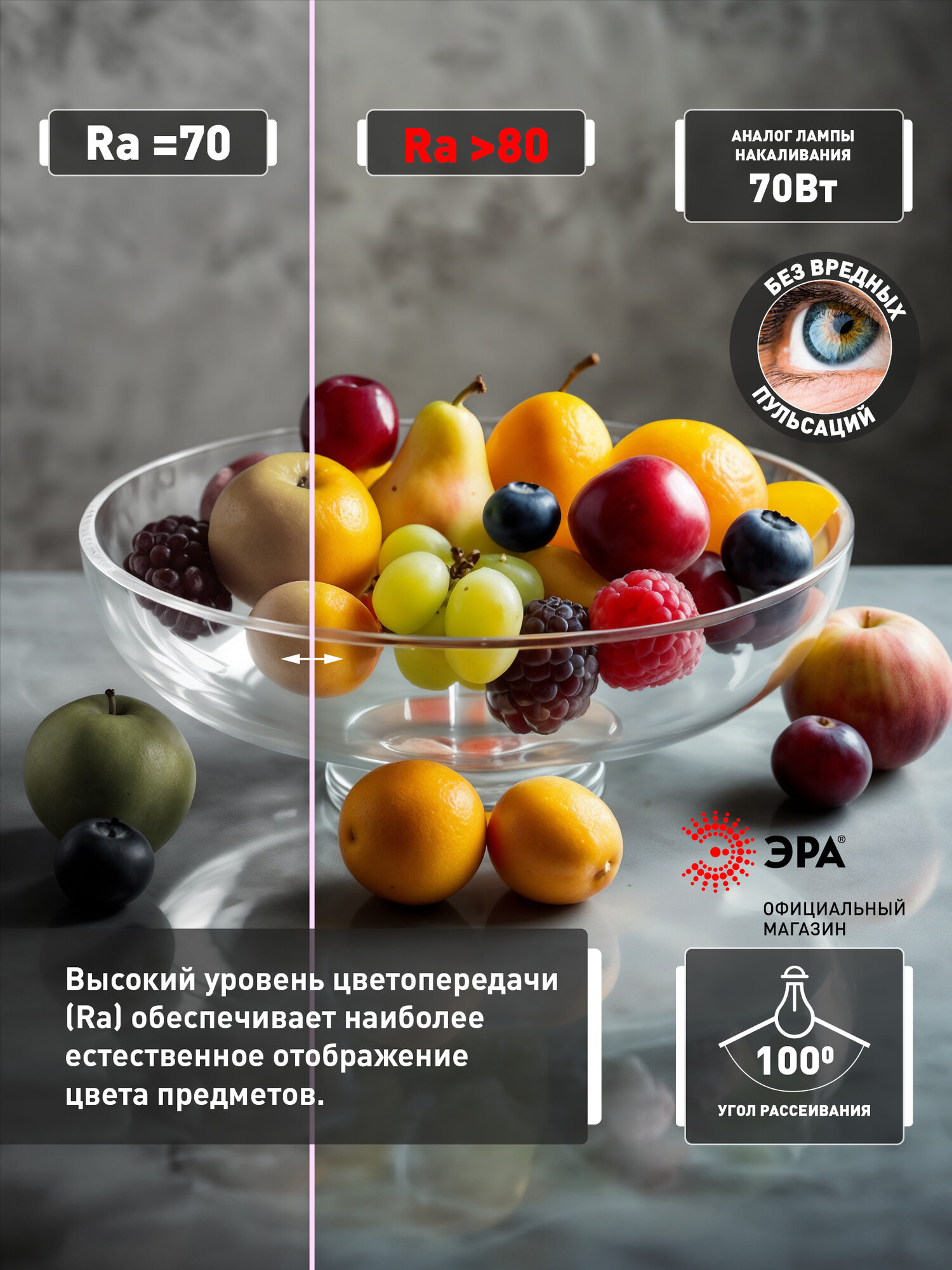 Набор светодиодных лампочек ЭРА LED MR16-8W-860-GU10 6000K софит 8 Вт 10 штук — фото 1