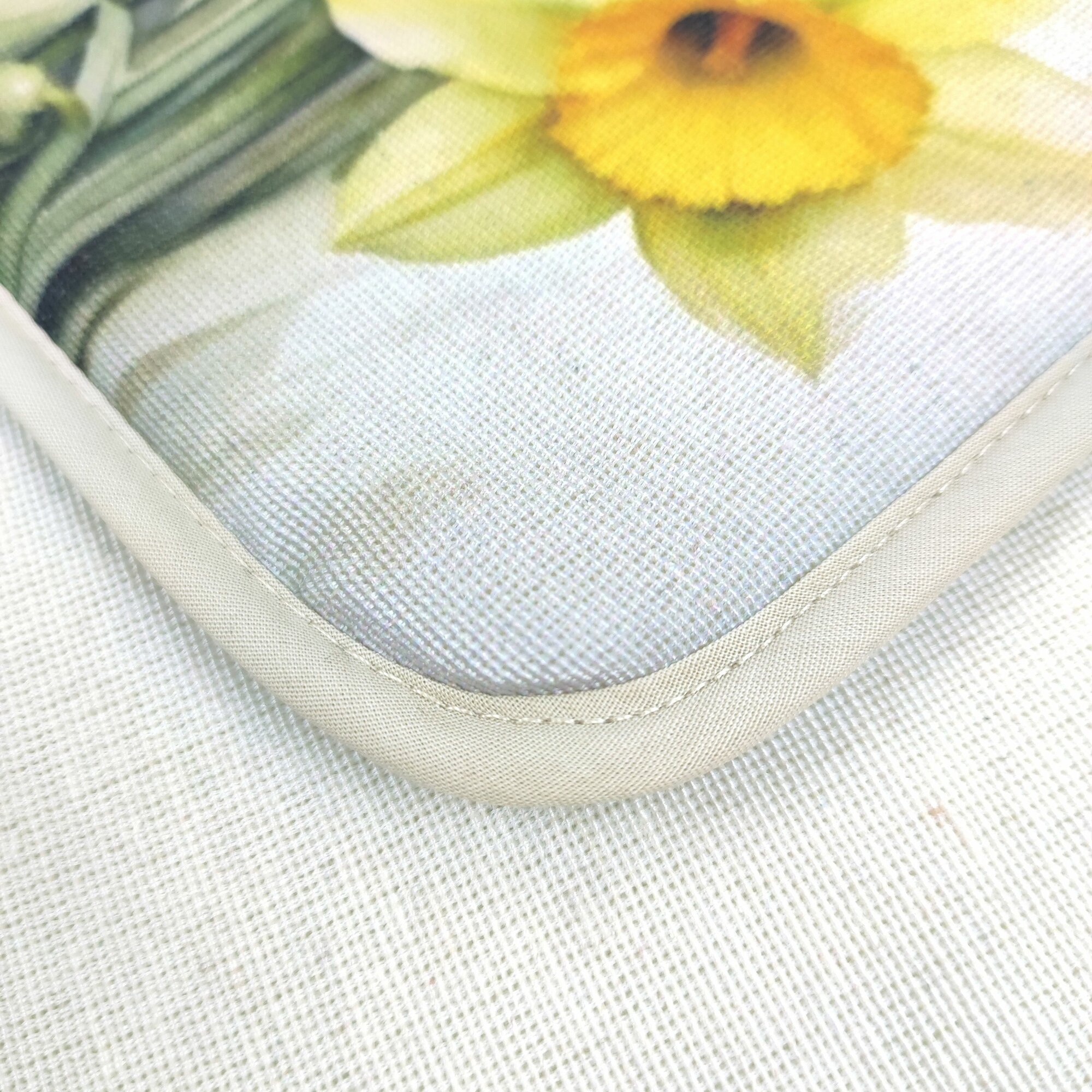 Прямоугольные кухонные прихватки для горячего из рогожки, набор 2 штуки, ГрандСтиль — фото 1