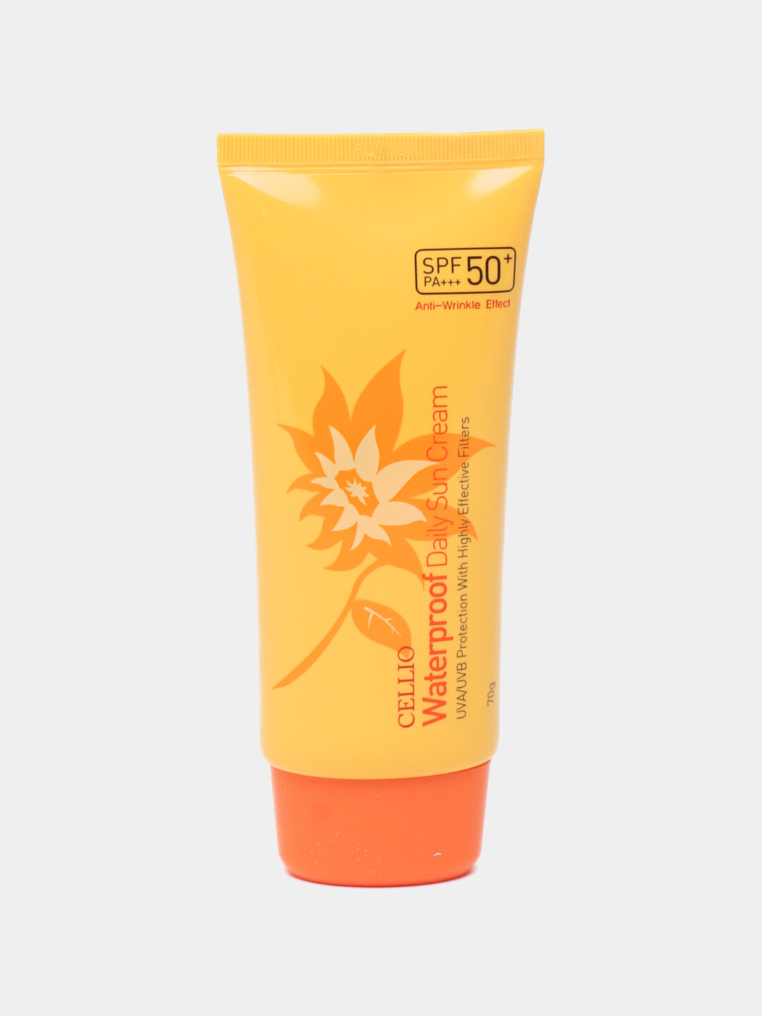Солнцезащитный крем для лица Cellio SPF 50+ PA+++ — надёжная защита от UVA/UVB, 70 г