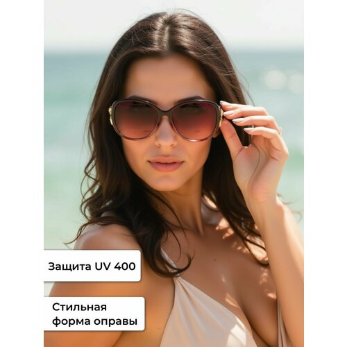 Солнцезащитные очки коричневый 390₽