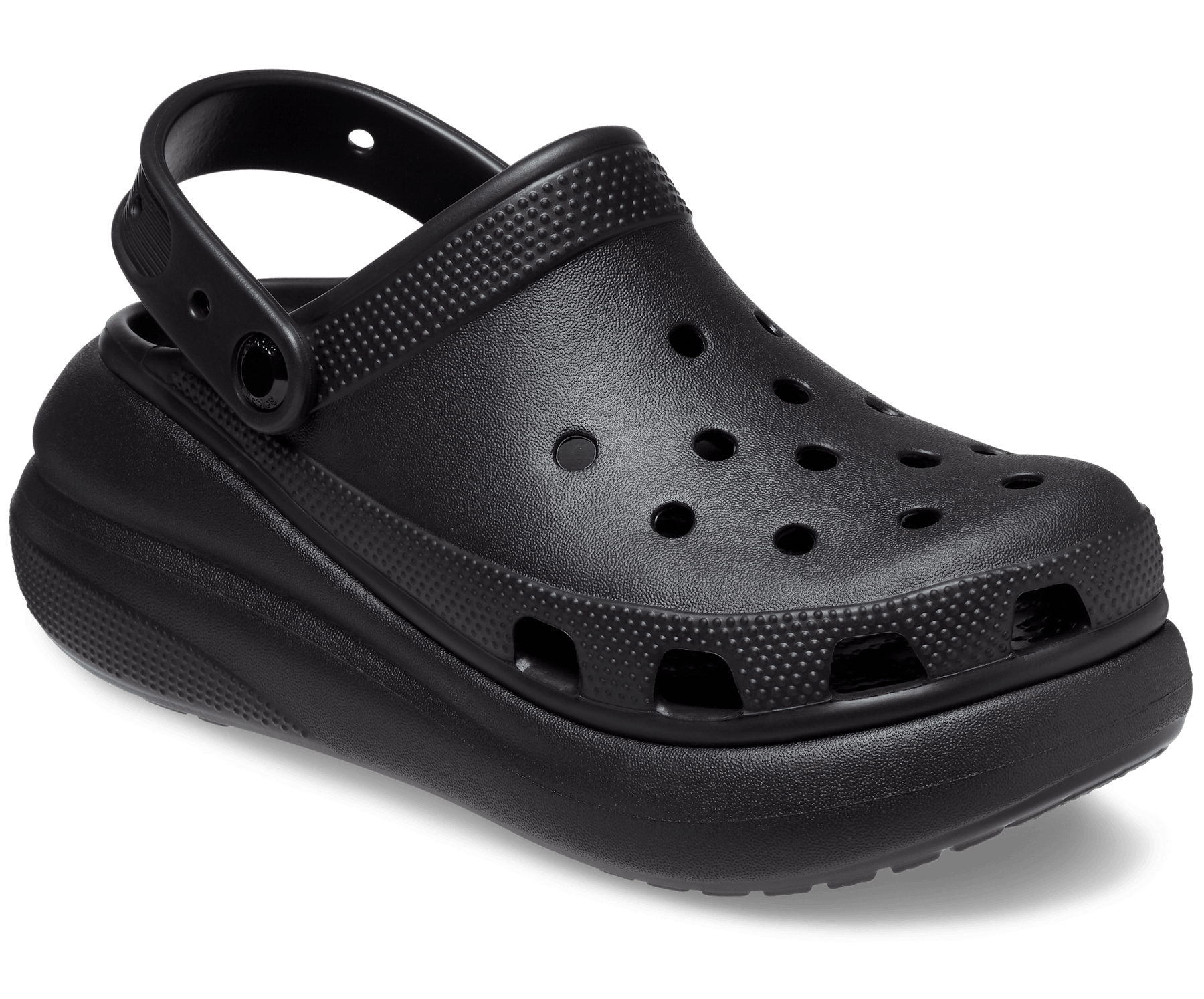 Сабо Crocs Classic Crush Clog, размер M8/W10 US, черный — фото 1