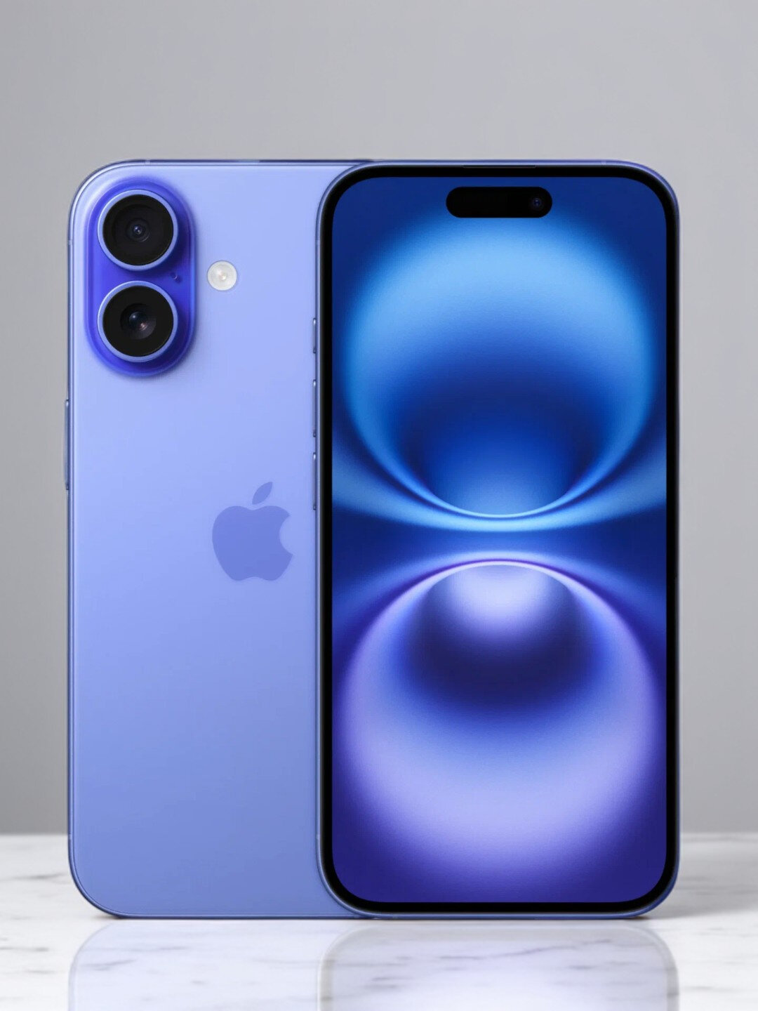 Смартфон Apple iPhone 16, OLED-экран, 6.1", 128GB, NFC, синий — фото 1