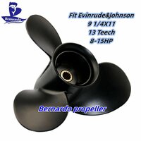 Бернардо лодочный винт 9 1 / 4X11 алюминиевый 3 лопасти для Evinrude &Johnson 8 9, 9 15 л. с.