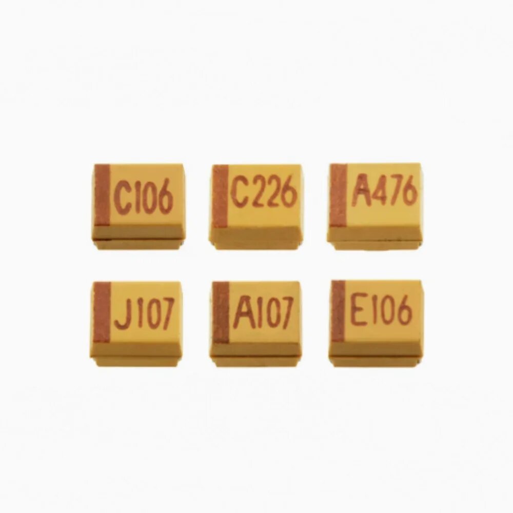 10 шт. Танталoвых конденсаторов 3528 SMD 6.3В/10В/16В 10-100 мкФ