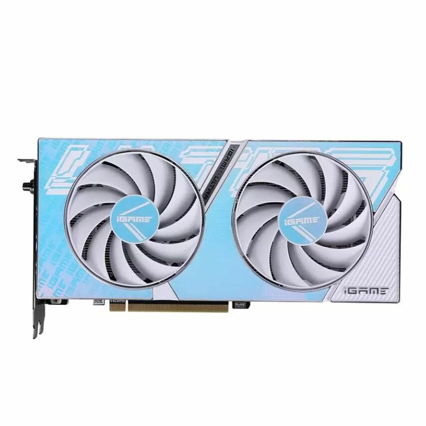Видеокарта Colorful RTX4060 Ultra W DUO OC 8GB-V (RTX4060 ULTRA W DUO OC 8GB-V) - PCI Express 4.0, 8 ГБ, GDDR6, 128 бит, DisplayPort, HDMI, GPU 1830 МГц