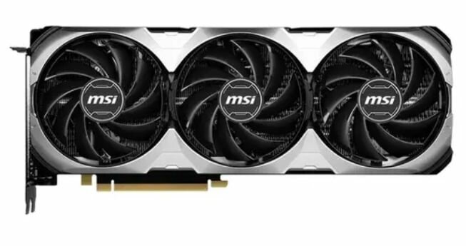 Видеокарта MSI GeForce RTX 4070 Ti VENTUS 3X OC (RTX 4070 Ti VENTUS 3X 12G OC) - PCI-E 4.0, 12 ГБ, GDDR6X, 192 бит, DisplayPort x3, HDMI, GPU 2310 МГц