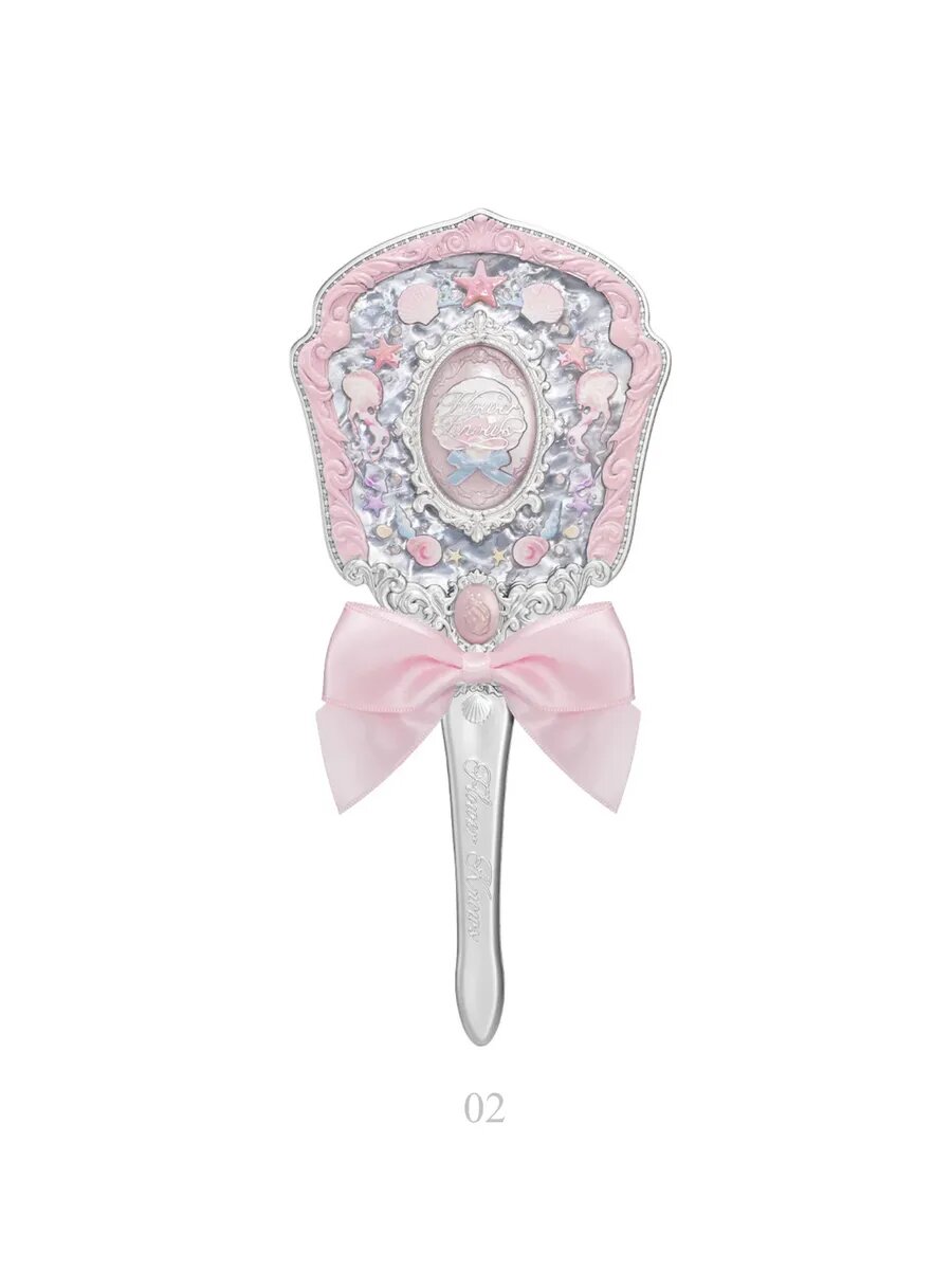 Зеркало c ручкой Shell's Jewel 02 Pink Seashell