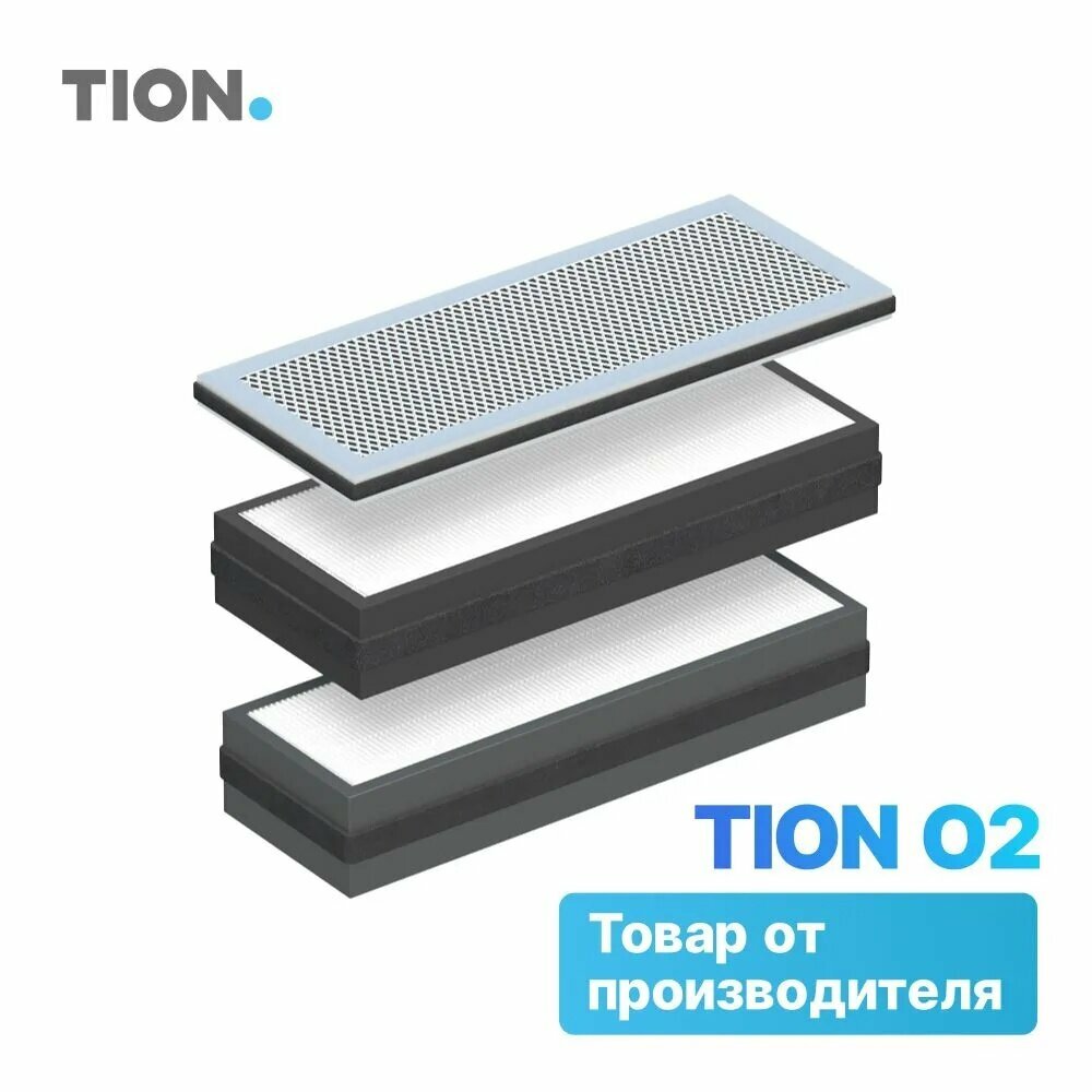 Комплект фильтров для Tion O2 Бризер (F7 Н11 АК) / Фильтры Тион
