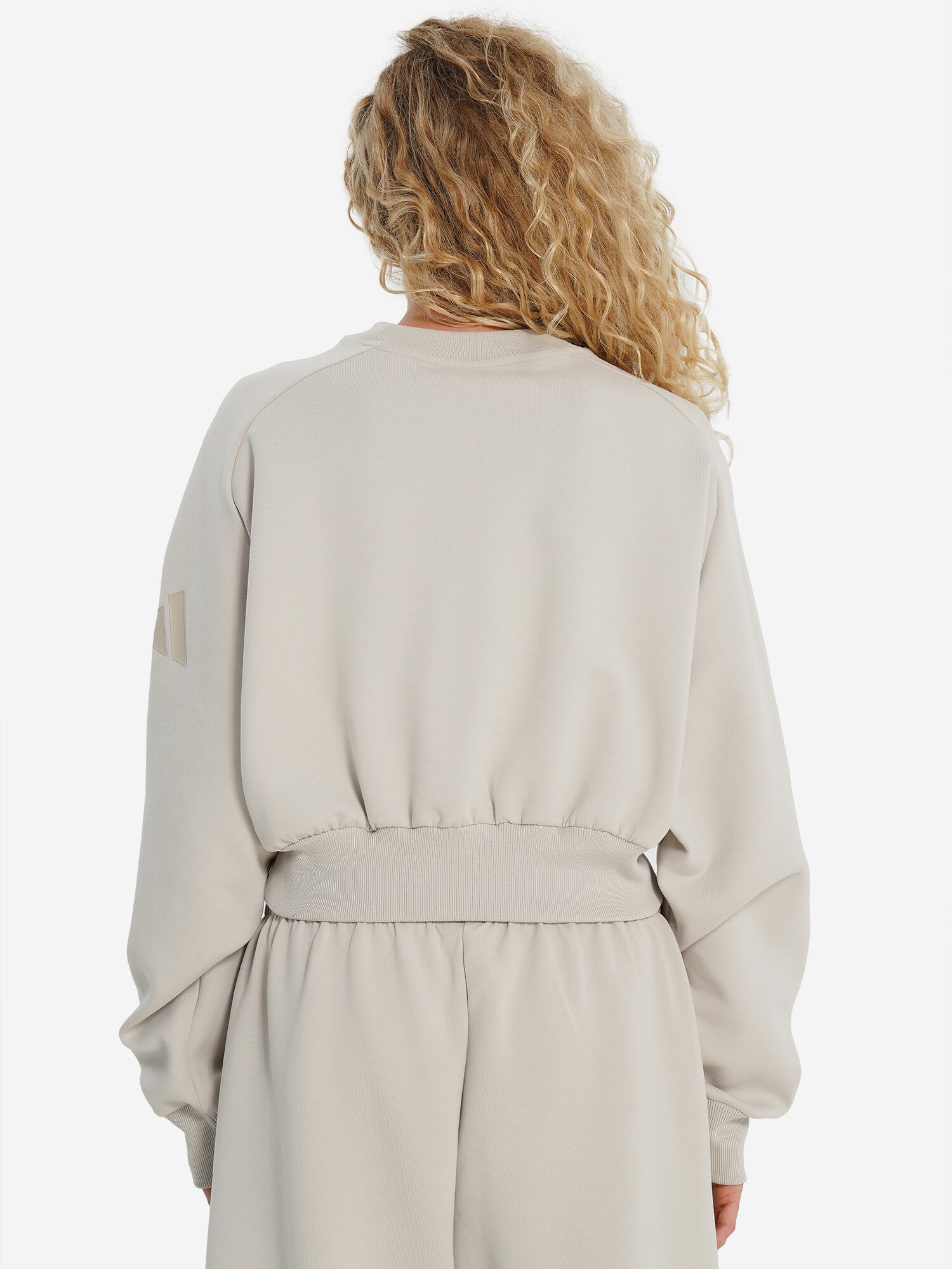 Свитшот adidas, размер XL, , молочный — фото 1