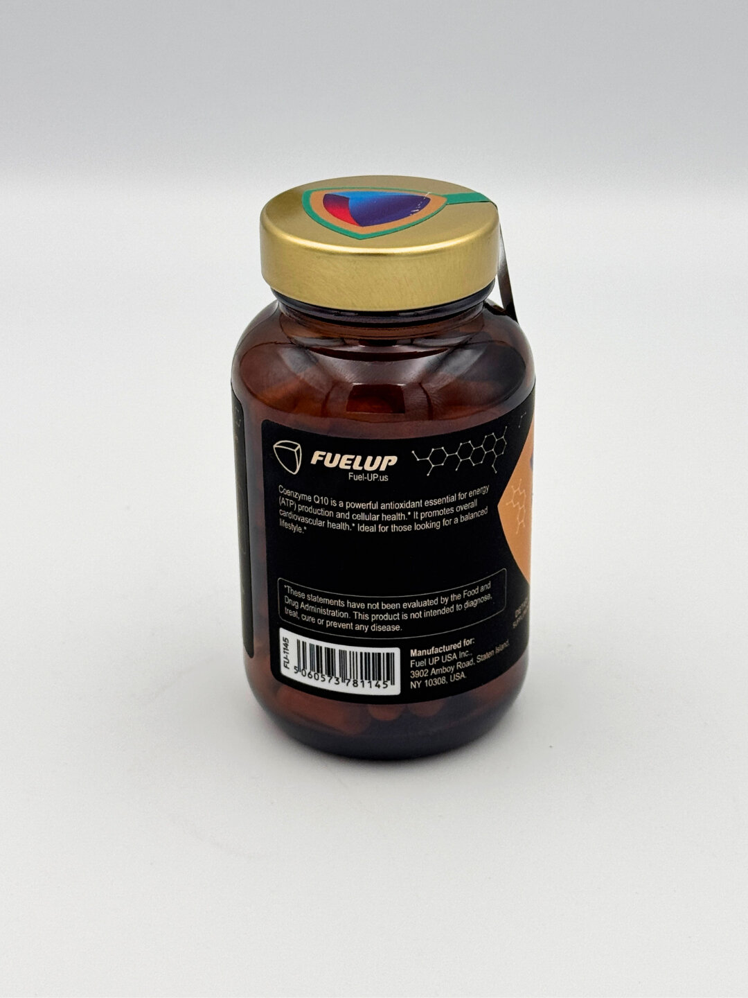 Препарат FuelUp, Coenzyme Q10, для сердца и сосудов, 100мг, 100капсул — фото 1