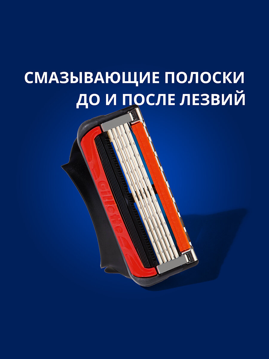 Gillette Fusion 5 ProGlide Power Сменные кассеты для бритья с 5 лезвиями, мужские, 2 шт — фото 1