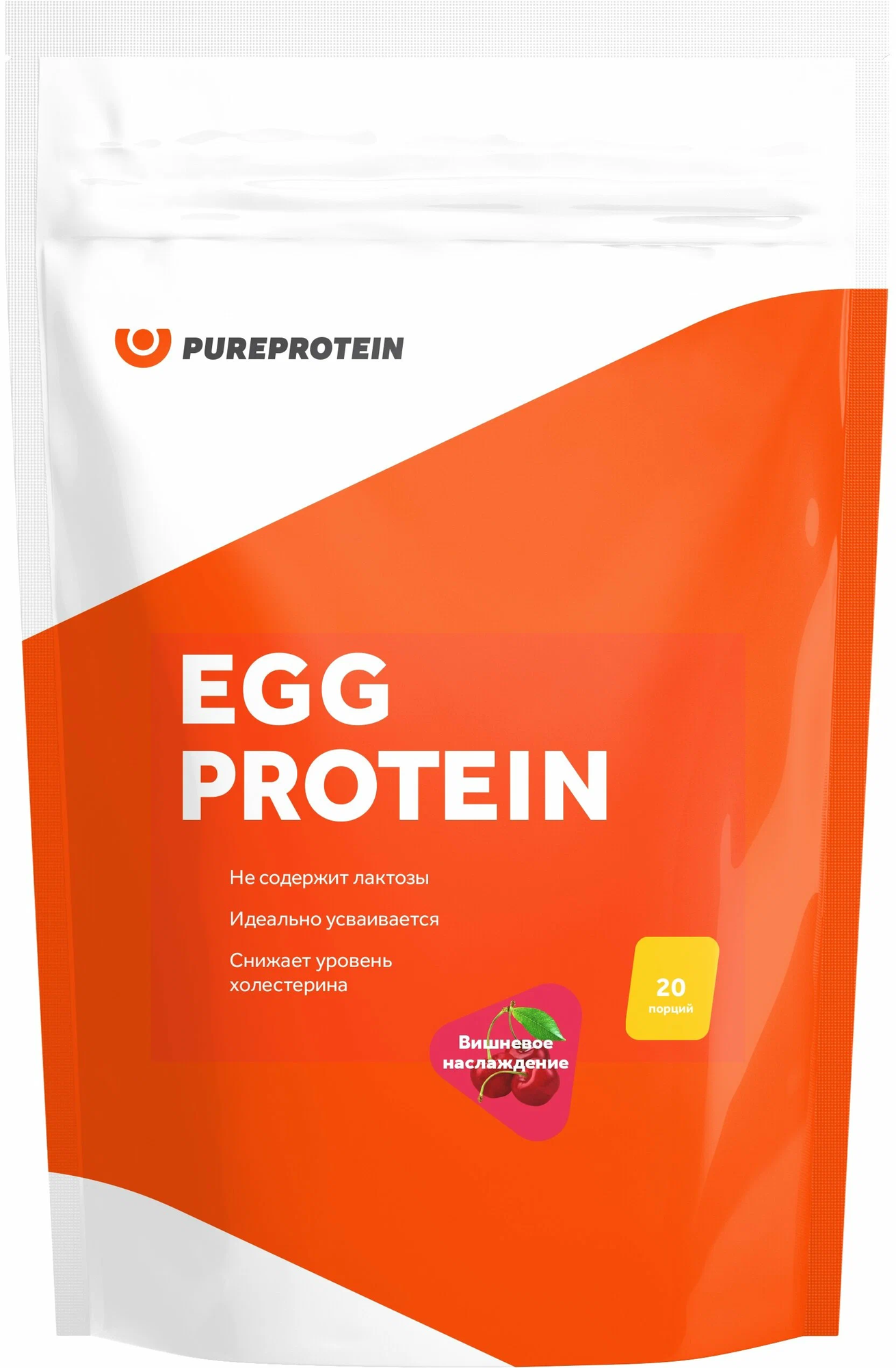 PureProtein Яичный протеин, вкус «Вишневое наслаждение», 600 г, Pure Protein