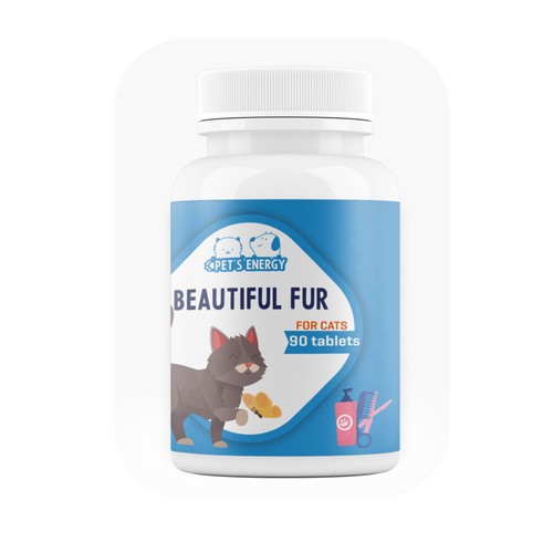 Витамины PET'S ENERGY Beautiful fur for cats для кошек , 90 шт. в уп.