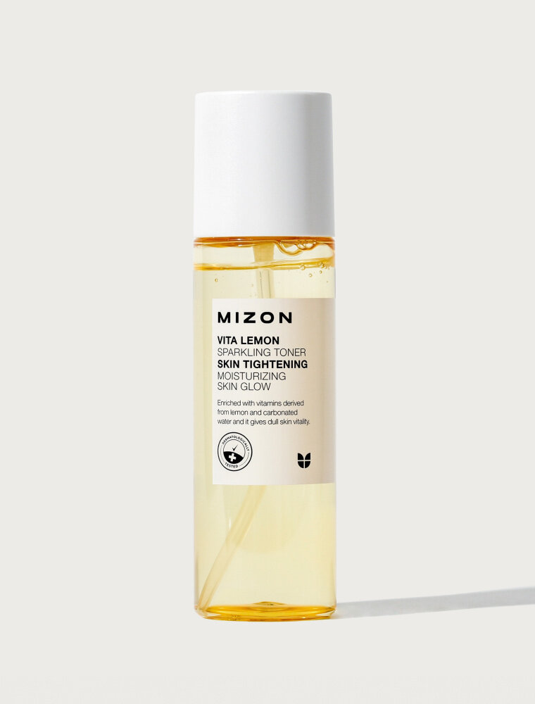 Mizon Тонер для лица Vita Lemon Sparkling Toner с экстрактом лимона, 150 мл.