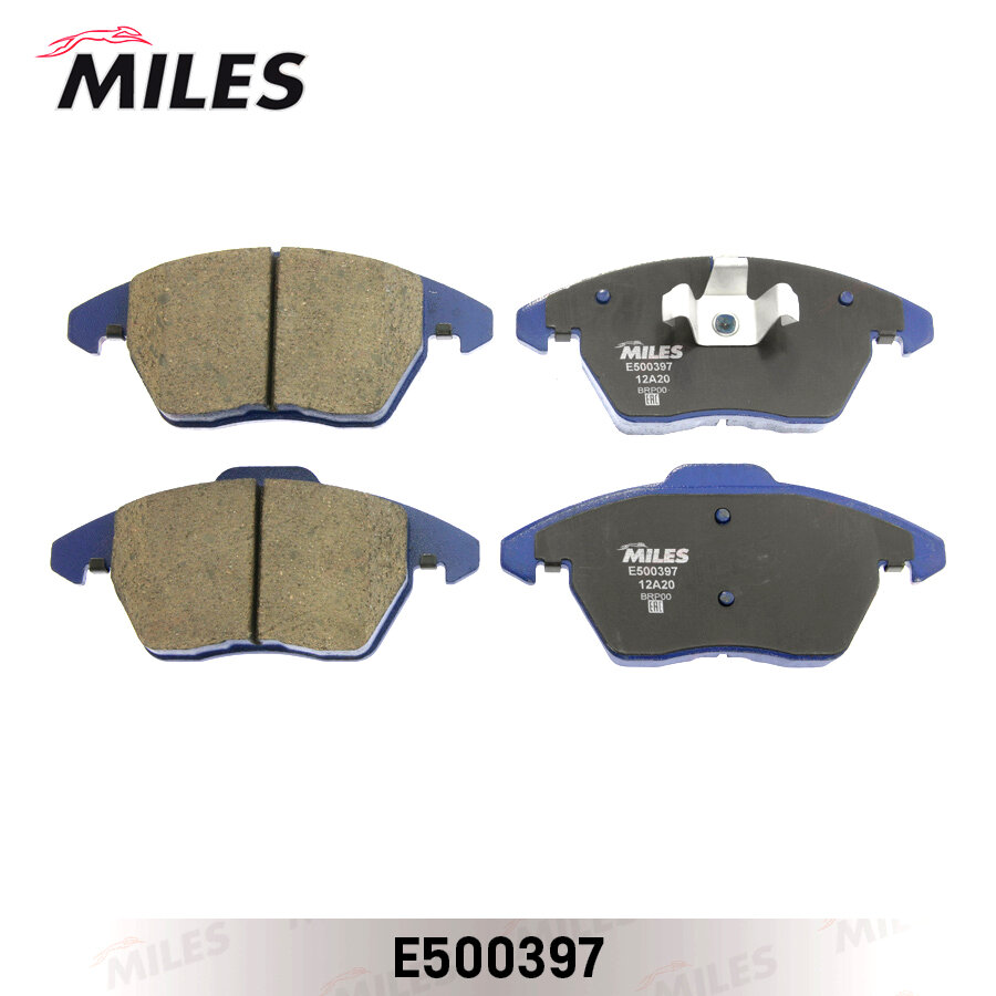 MILES Колодки тормозные CITROEN C4/PEUGEOT 207/307/308 1.6-2.0 передние