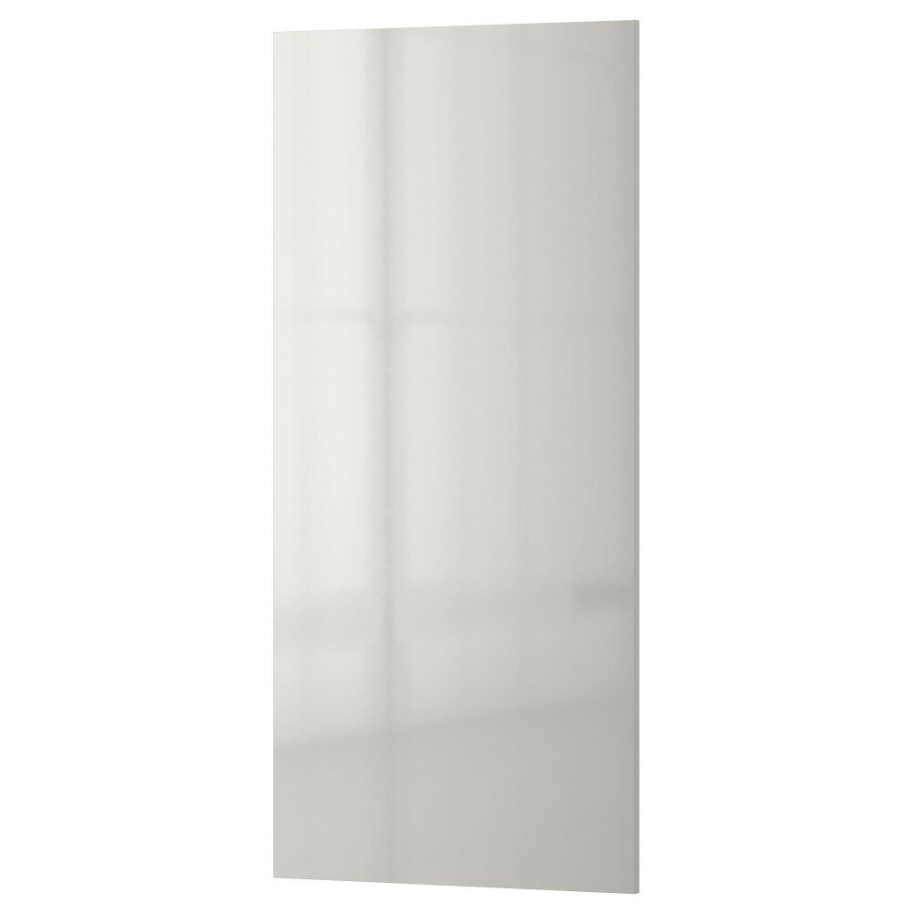 фото Накладная панель, глянцевый светло-серый 39x86 см IKEA RINGHULT рингульт 903.547.42