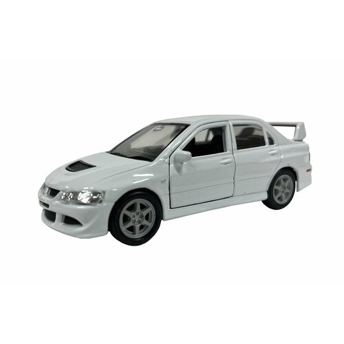 Модель машины 1:38 Mitsubishi Lancer Evolution VIII Welly 42338W белый машинка welly 1 38 mitsubishi lancer evolution viii желтая 42338w жёлтая