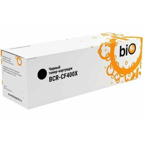 Bion CF400X Картридж HB-CF400X для HP CLJ M252/252N/252DN/252DW/277n/277DW, №201X (2800 стр.) Черный картридж hi black hb cf403x для hp clj m252 252n 252dn 252dw 277n 277dw 201x m 2 3k