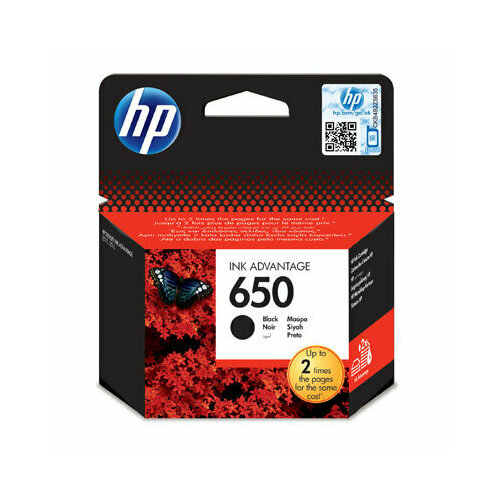 Картридж струйный HP 650 CZ101 чер. для DJ Ink Advantage 2515/3515, 267180