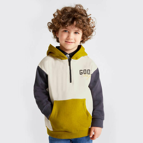 фото Худи mayoral, размер 122 (7 лет), бежевый, зеленый