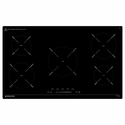 Индукционная варочная панель MEFERI MIH905BK POWER 90 см 5 конфорок черная 3599000₽