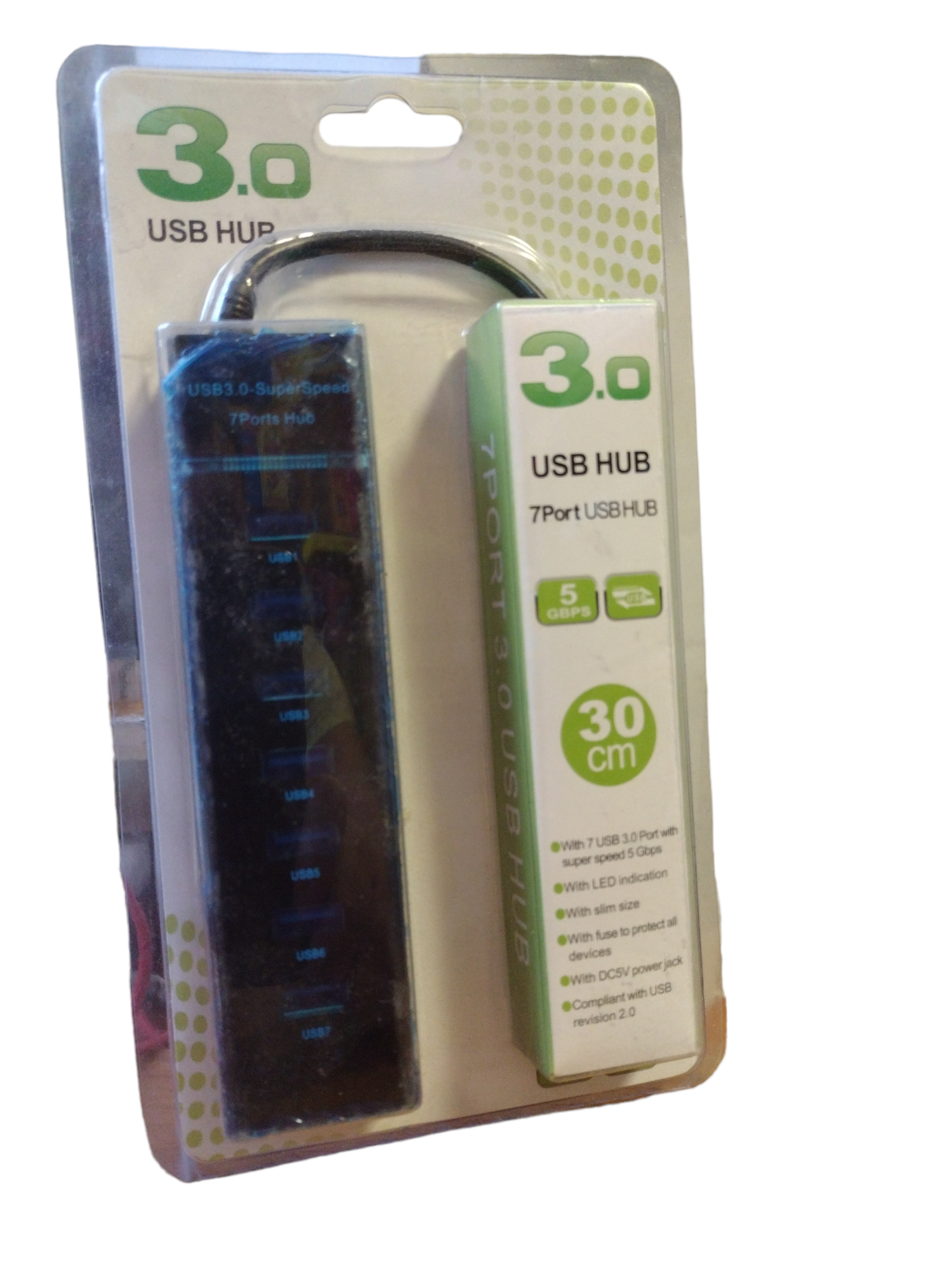 USB-HUB-7PORT-30см-шнур