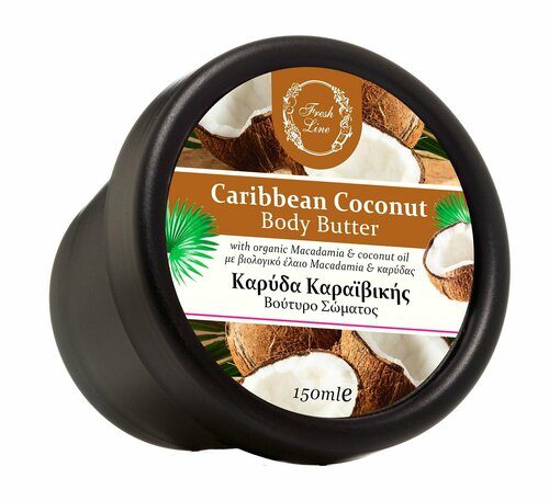 Крем-масло для тела с ароматом карибского кокоса / Fresh Line Caribbean Coconut Body Butter