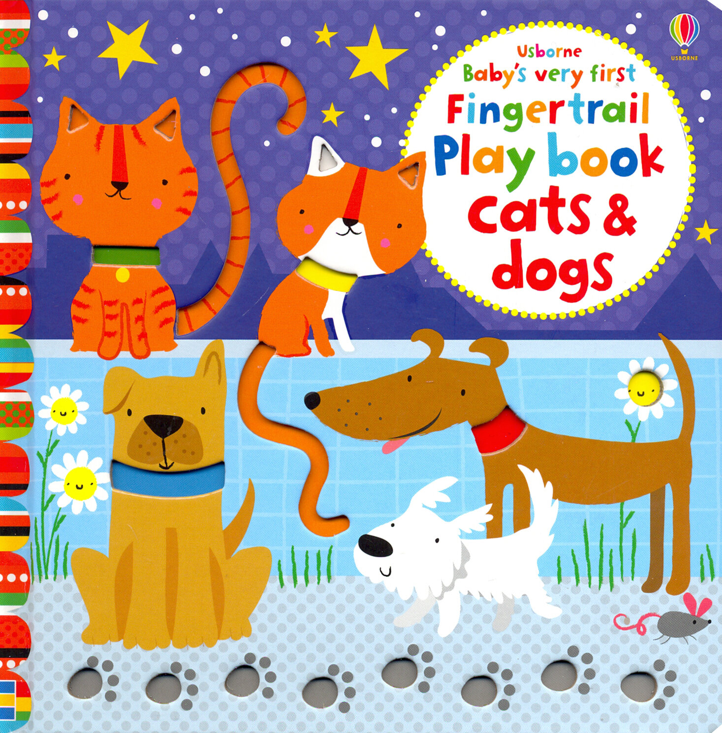 Baby's Very First Fingertrail Play Book Cats & Dogs - фото №1