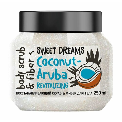 Восстанавливающий скраб-фибер для тела c кокосом / MonoLove Bio Coconut-Aruba Revitalizing Body Scrub & Fiber