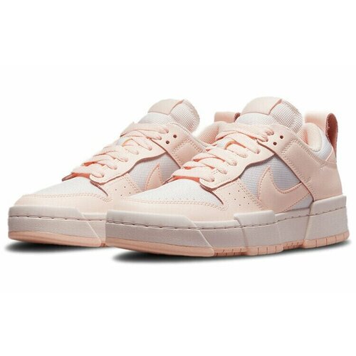 кроссовки bons baisers de paname edith light light pink Кроссовки NIKE Dunk, полнота 10, размер 41EU 9.5US 26.5см, розовый